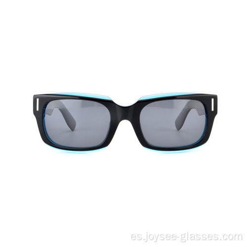 Nuevos marcos de gafas de sol de acetato de borde completo hecho a mano.